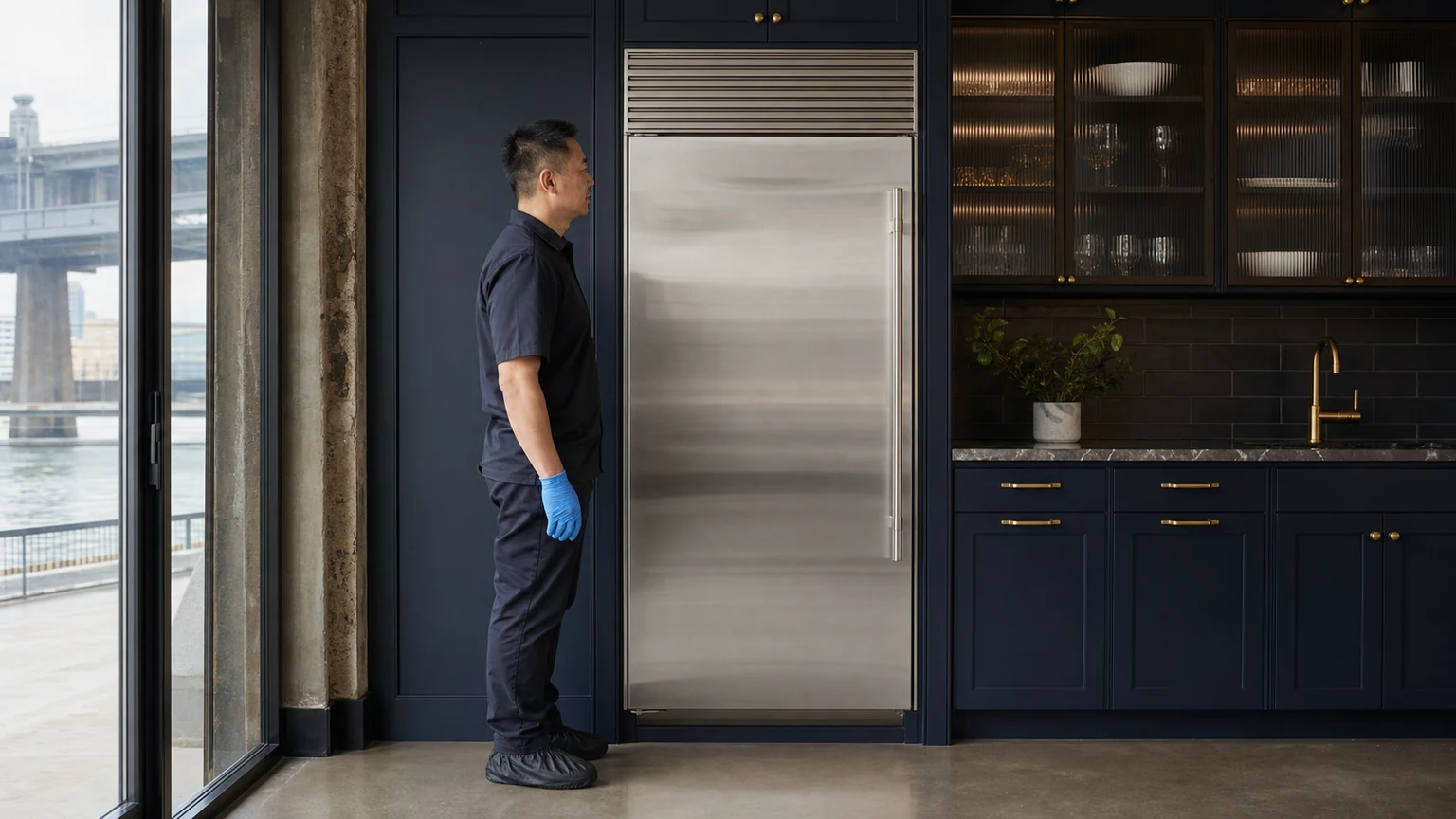Built-in refrigerator diagnostic visit in DUMBO